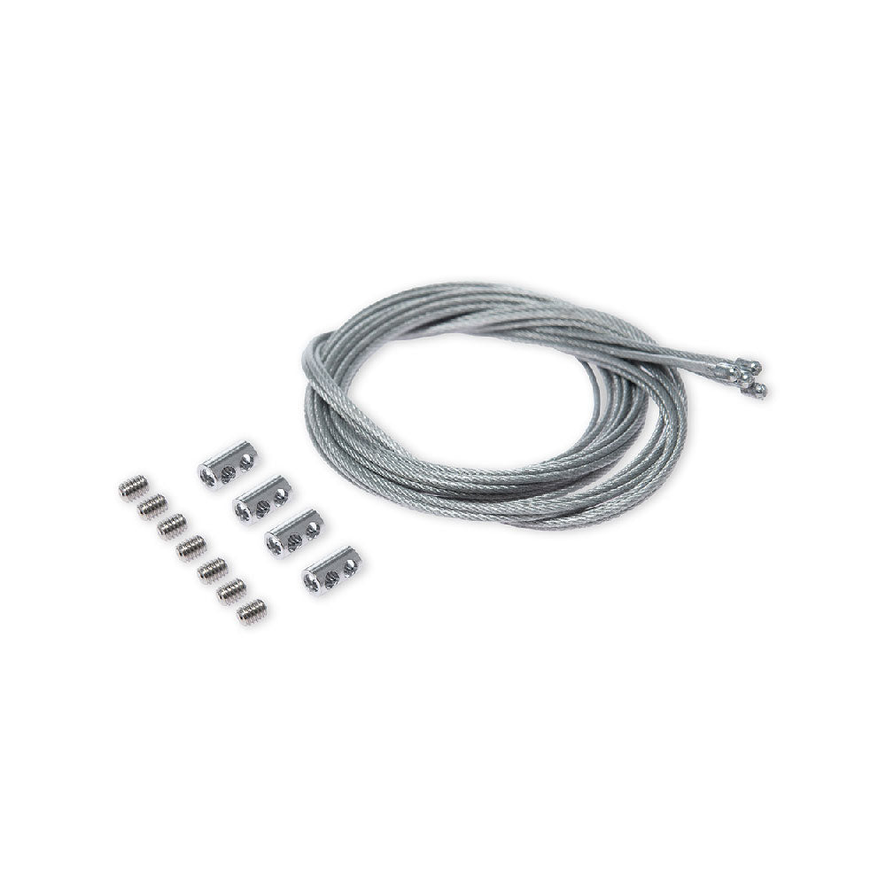 KIT COLGANTE PARA PANEL, 4 PIEZAS, 1 METRO CABLE DE ACERO