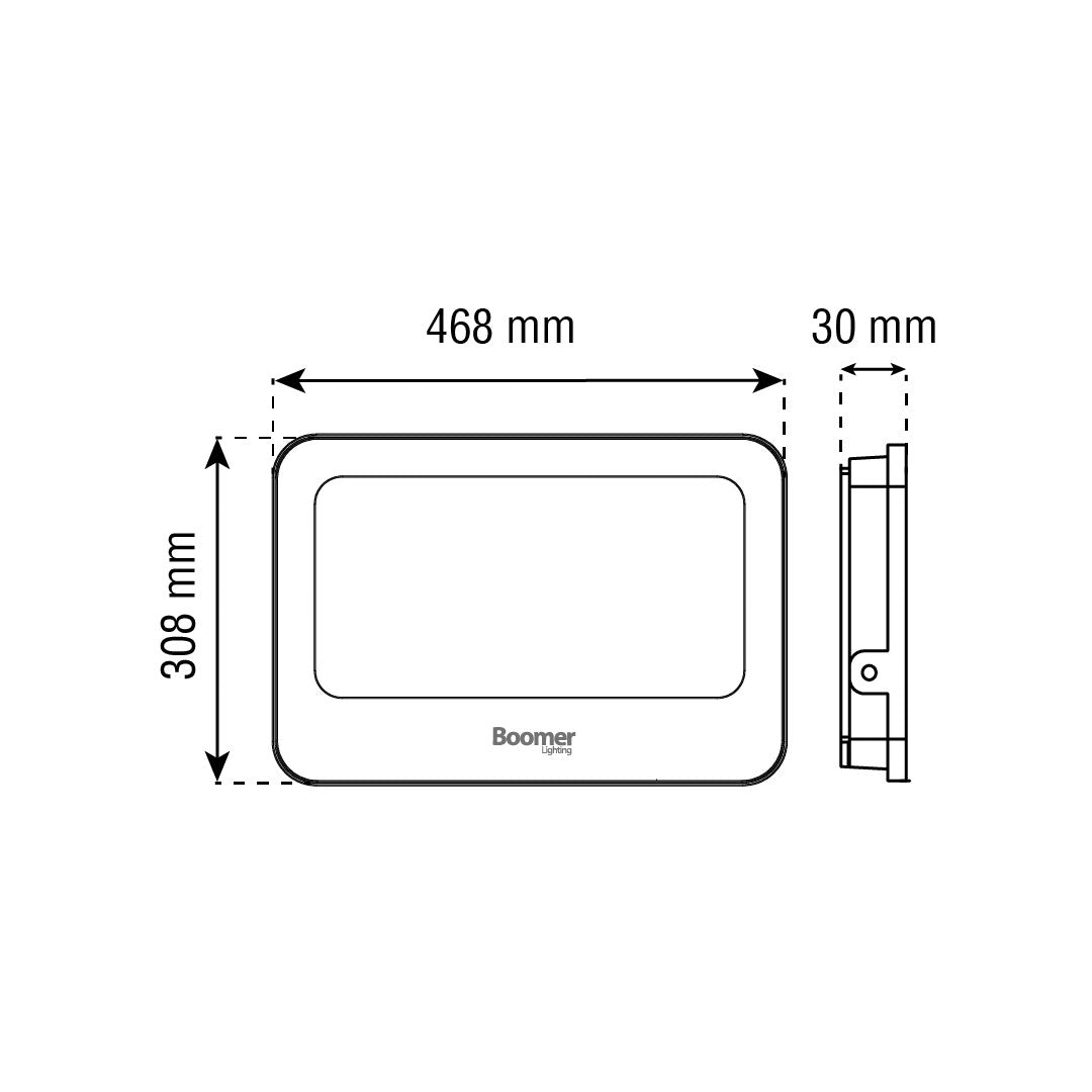REFLECTOR LED HALLEY GRIS EXTERIOR 400W COLOR LUZ AJUSTABLE