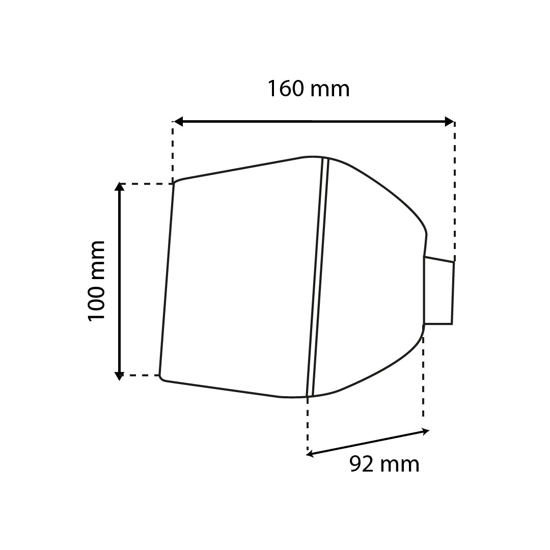 LÁMPARA ARBOTANTE BOX NEGRO, 3W, LUZ CÁLIDA, INTERIOR