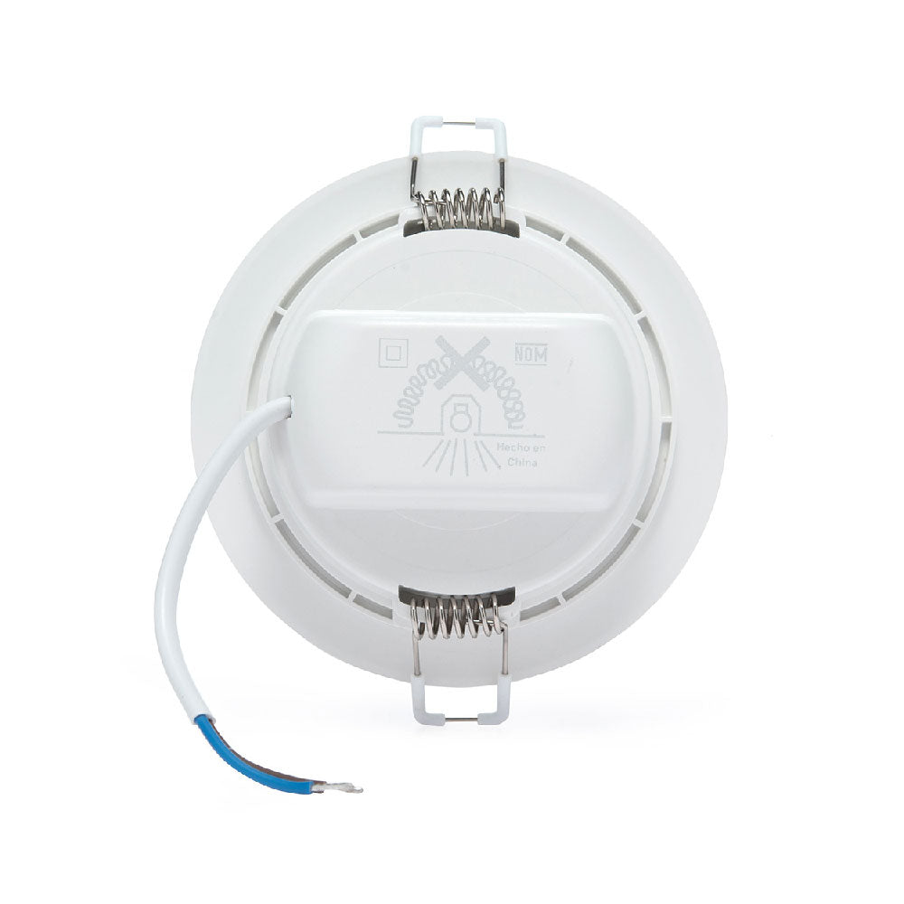 EMPOTRABLE BLANCO 6W, LUZ FRÍA, IP20, BOTE CHICO, 600LM