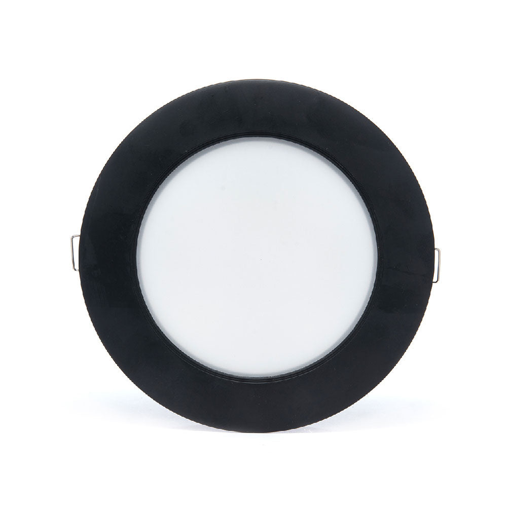 EMPOTRABLE NEGRO 10.5W, LUZ CÁLIDA IP20 BOTE INTEGRAL 1050LM