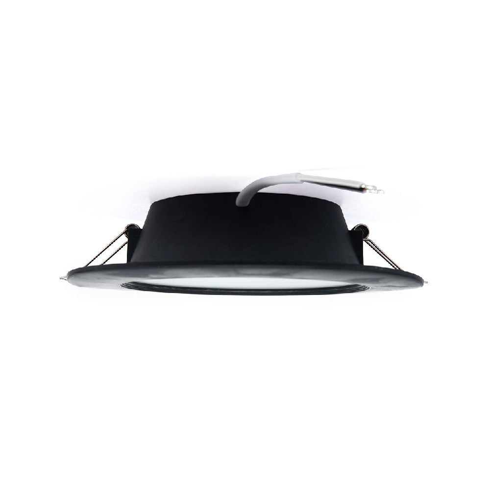 EMPOTRABLE NEGRO 10.5W, LUZ CÁLIDA IP20 BOTE INTEGRAL 1050LM