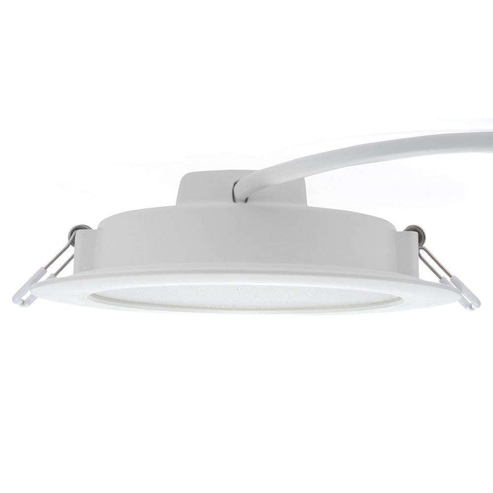 EMPOTRABLE BLANCO 10.5W, LUZ CÁLIDA, IP20, PARA BOTE, 900LM