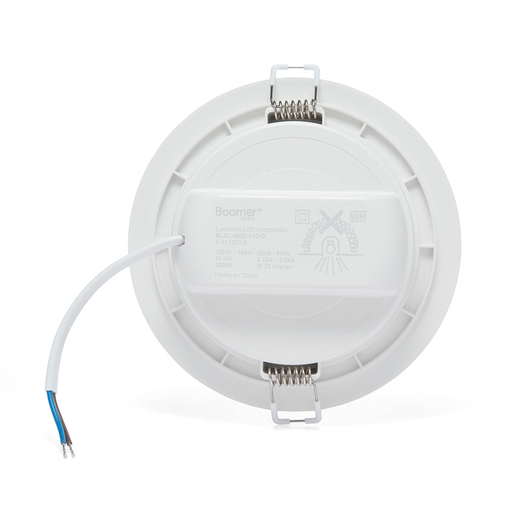 EMPOTRABLE BLANCO 10.5W, LUZ NEUTRA, IP20, PARA BOTE, 900LM