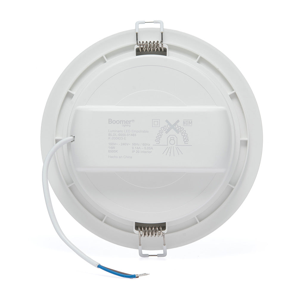 EMPOTRABLE BLANCO 14W, LUZ FRÍA, IP20, PARA PLAFÓN, 1200LM