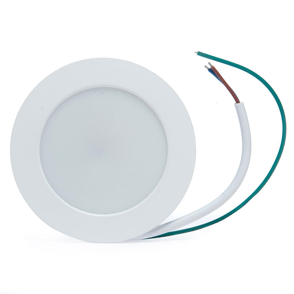 EMPOTRABLE BLANCO 6W, LUZ FRÍA, IP44, PARA BOTE, 660LM, AL