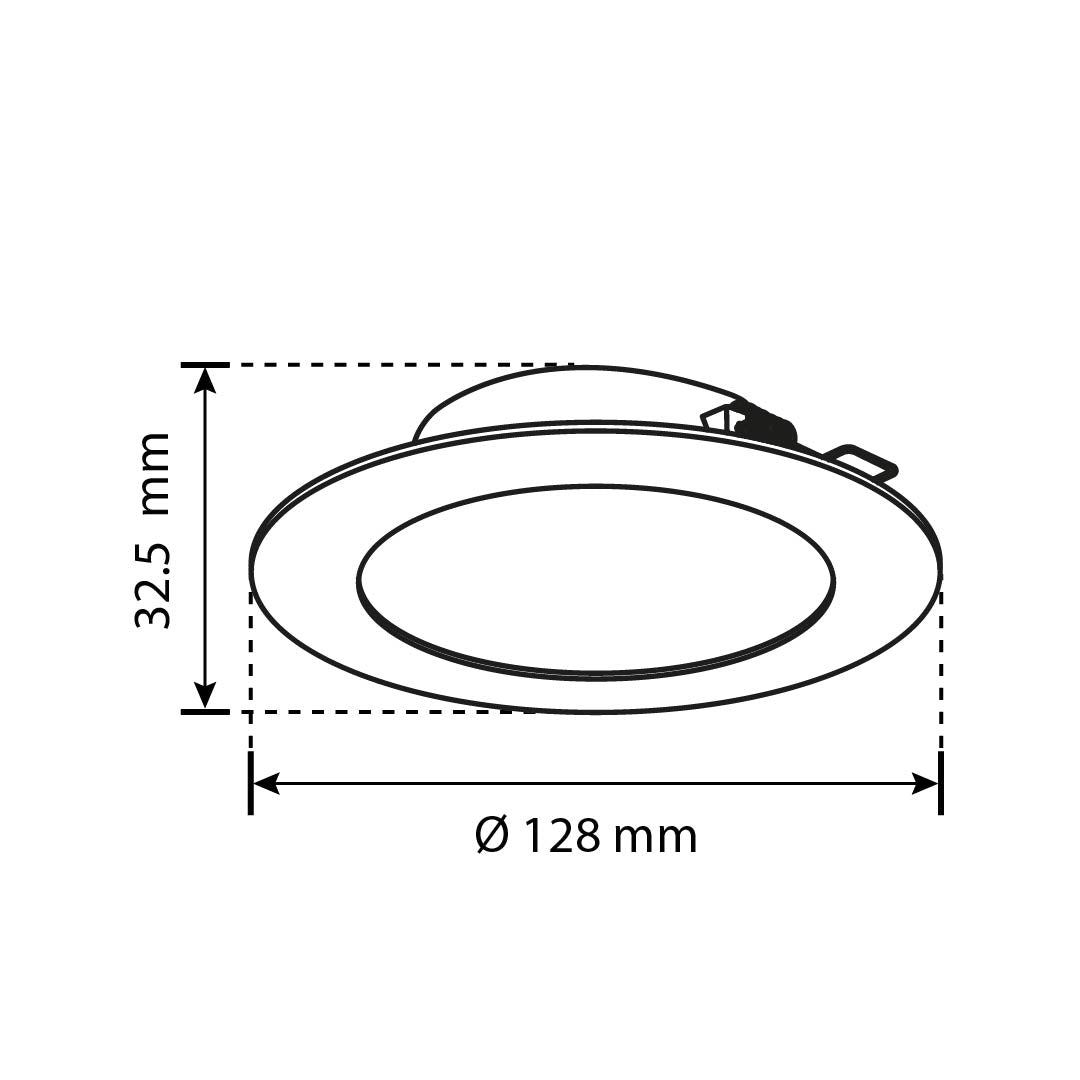 EMPOTRABLE LED REDONDO DE LUZ CÁLIDA 6W PARA INTERIOR