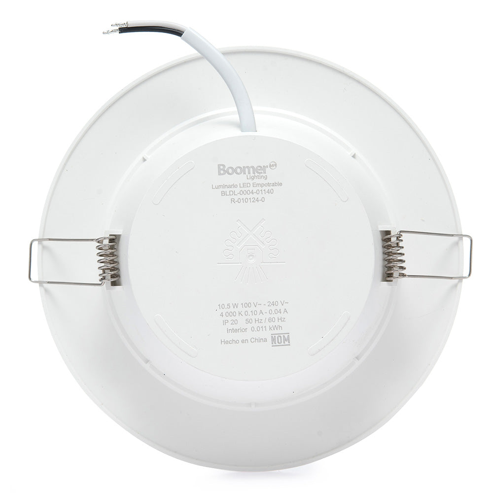 EMPOTRABLE BLANCO 10.5W, LUZ NEUTRA, IP20, PARA BOTE, 1050LM