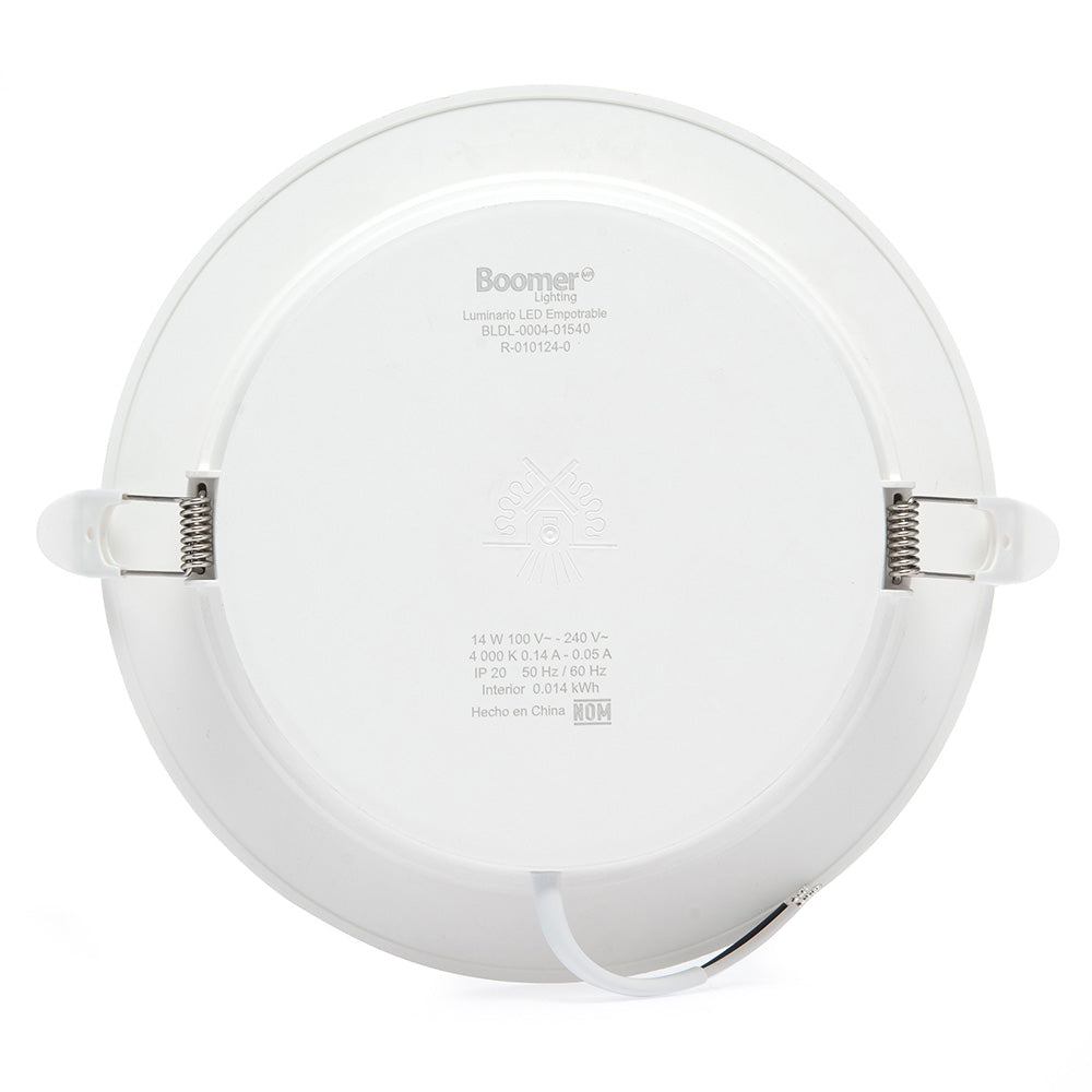 EMPOTRABLE BLANCO 14W, LUZ NEUTRA, IP20, PARA BOTE, 1400LM