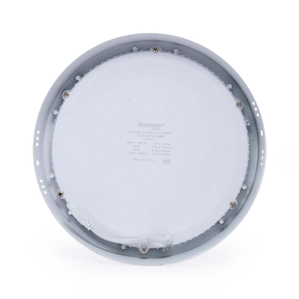 SOBREPONER INTELIGENTE 12W, 960lm, RGB, WIFI, MANEJO POR APP