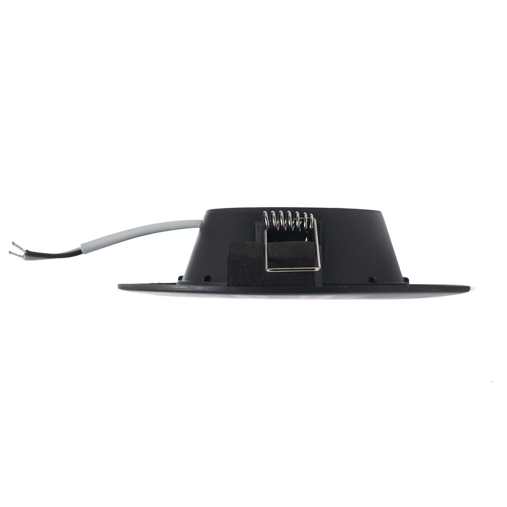 EMPOTRABLE NEGRO 6W, LUZ NEUTRA, IP20, BOTE CHICO, 600LM, ATENUABLE