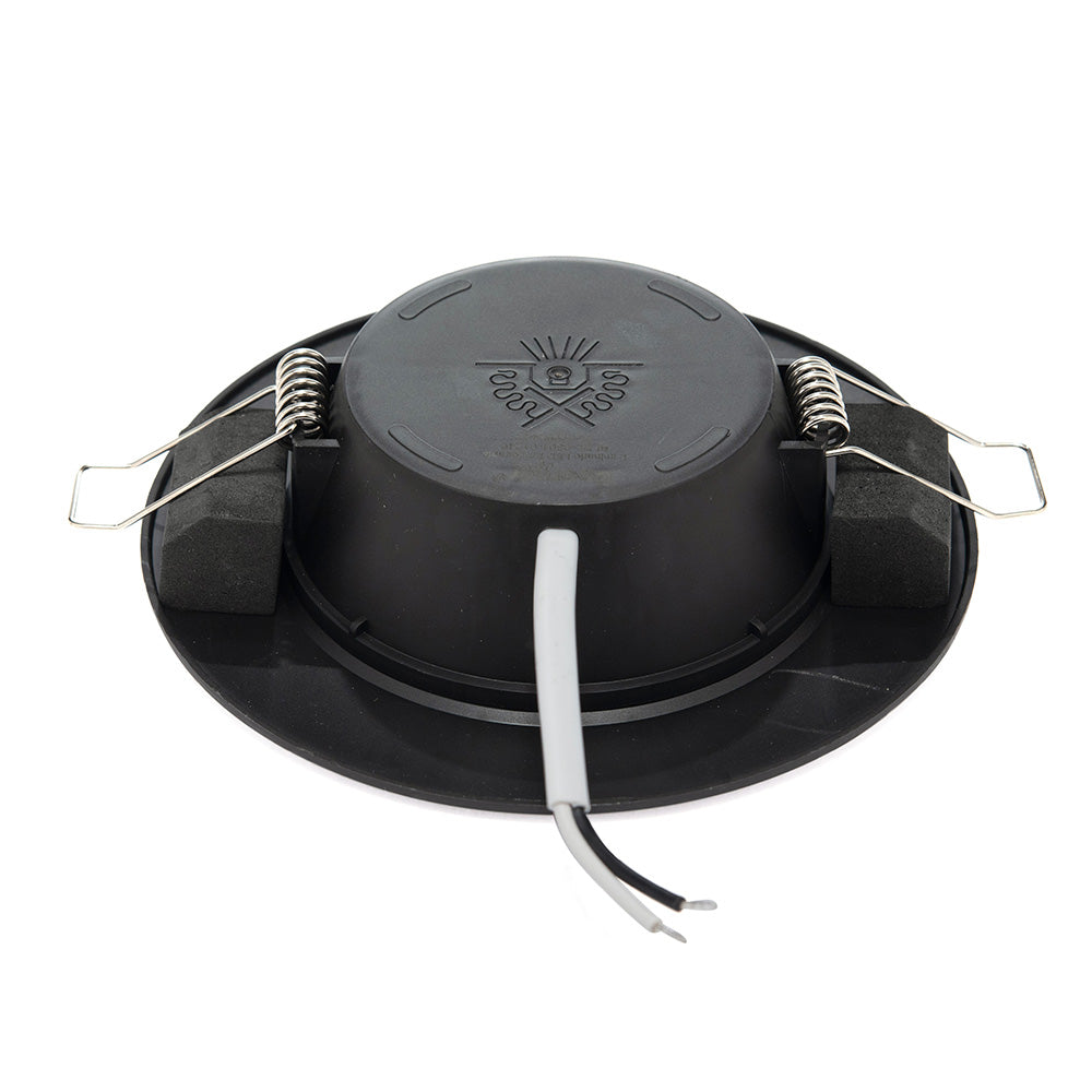 EMPOTRABLE NEGRO 6W, LUZ NEUTRA, IP20, BOTE CHICO, 600LM, ATENUABLE
