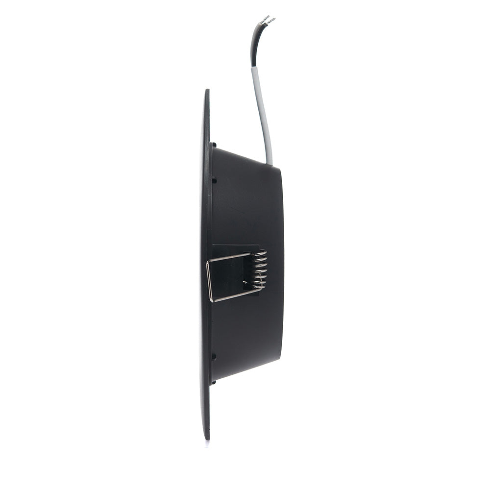 EMPOTRABLE NEGRO 10.5W, LUZ NEUTRA IP20 BOTE INTEGRAL 1050LM, ATENUABLE