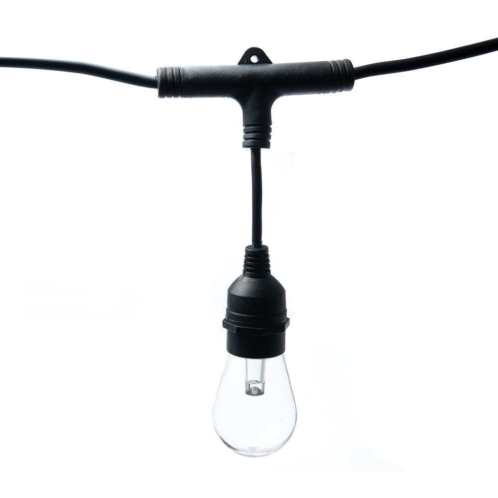 GUIRNALDA DE LUCES LED, 12W, LUZ CÁLIDA, EXTERIOR