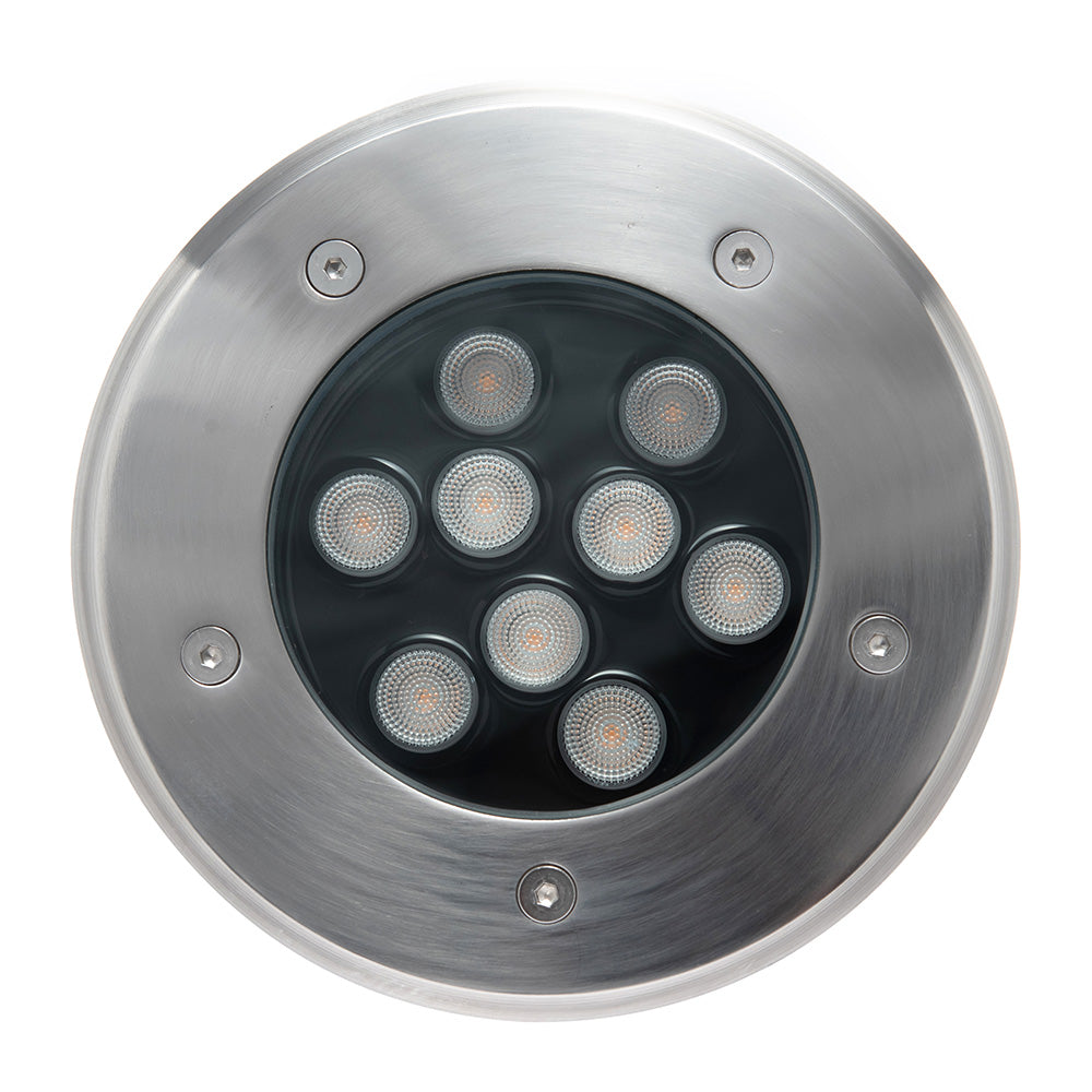 EMPOTRABLE LED Redondo A PISO, 9W, 100-240V~ IP66 3000 k