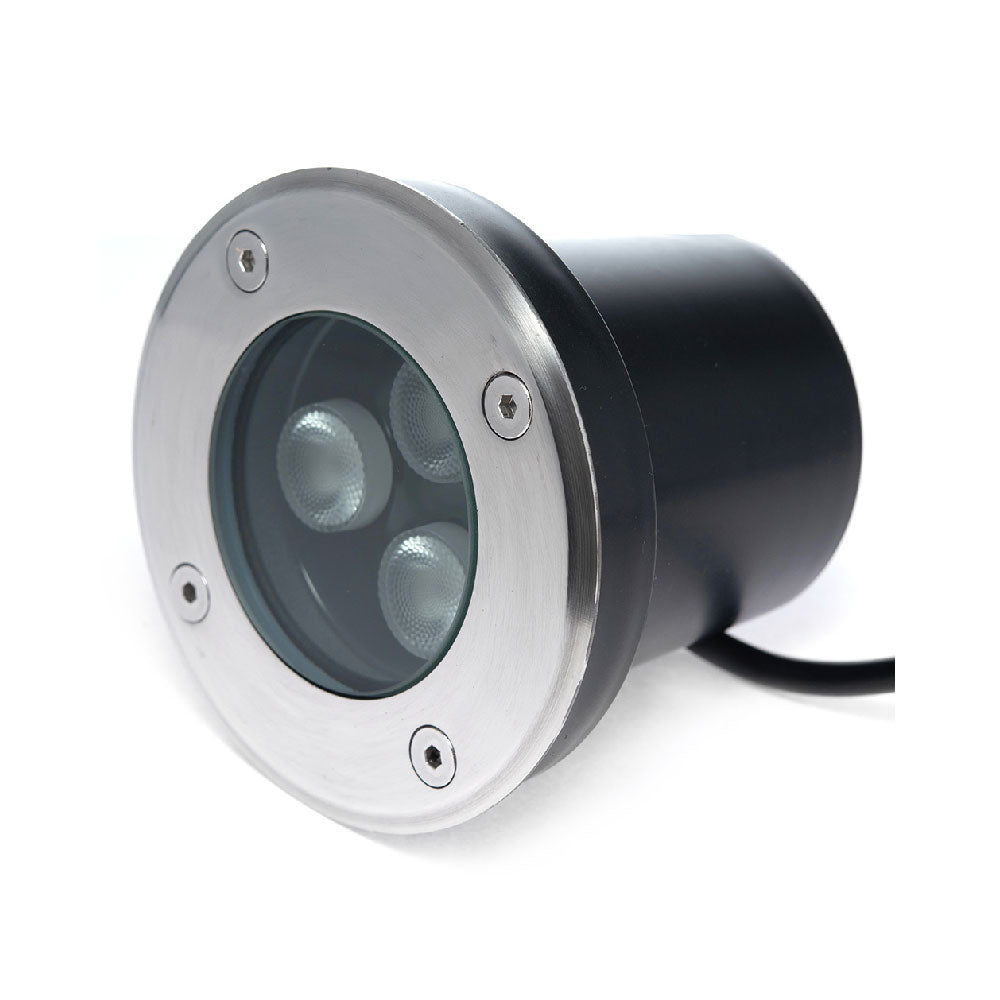 EMPOTRABLE LED Redondo A PISO, 3W, 100-240V~ IP66 3000 k