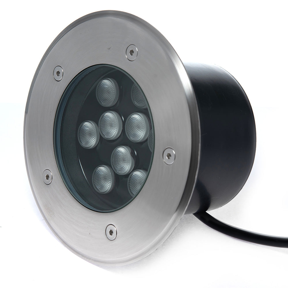 EMPOTRABLE LED Redondo A PISO, 9W, 100-240V~ IP66 3000 k