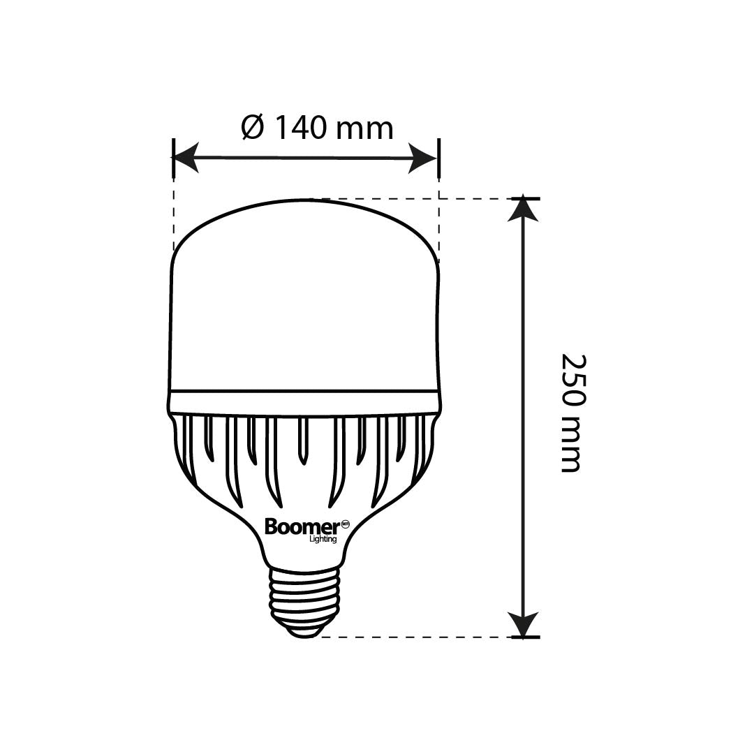FOCO LED ALTA POTENCIA T, 50W, LUZ FRÍA, 4500 LM