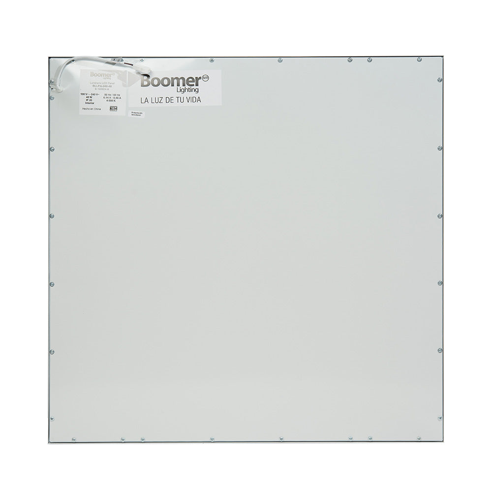 PANEL LED PARA EMPOTRAR O SUSPENDER, 40W, LUZ FRÍA, INTERIOR
