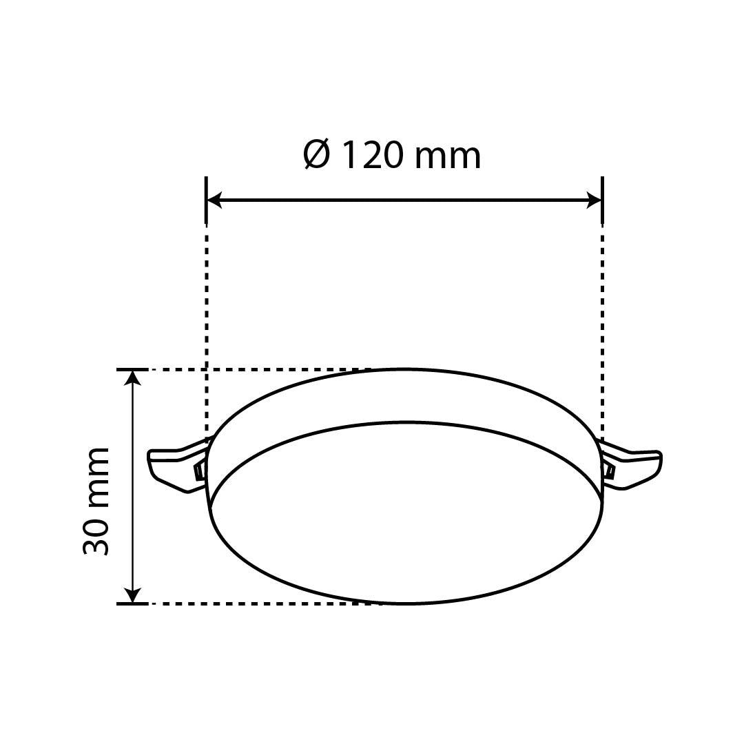 LÁMPARA LED AJUSTABLE REDONDO PARA EMPOTRAR, 18W, LUZ FRÍA