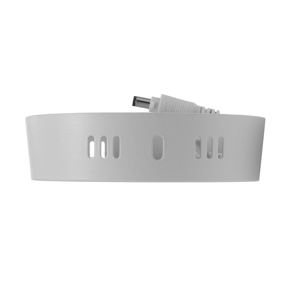 LÁMPARA PANEL ÓPTICO REDONDO PARA SOBREPONER, 12W, LUZ FRÍA