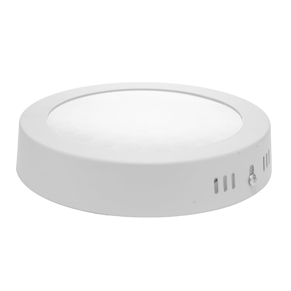 LÁMPARA PANEL ÓPTICO REDONDO PARA SOBREPONER, 24W, LUZ FRÍA