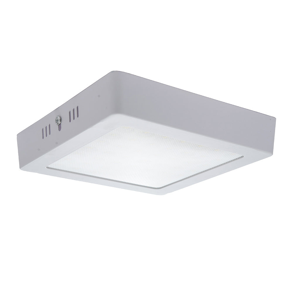 LÁMPARA PANEL ÓPTICO CUADRADO PARA SOBREPONER, 24W, LUZ FRÍA