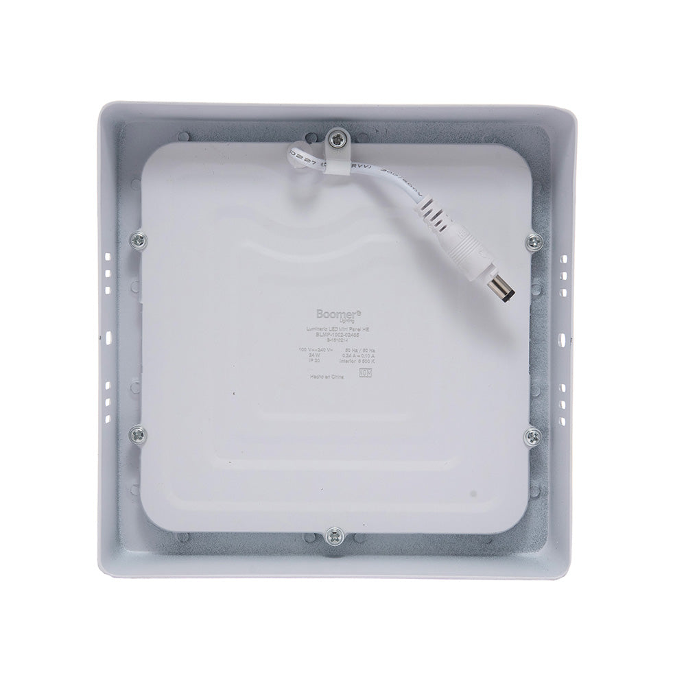 LÁMPARA PANEL ÓPTICO CUADRADO PARA SOBREPONER, 24W, LUZ FRÍA