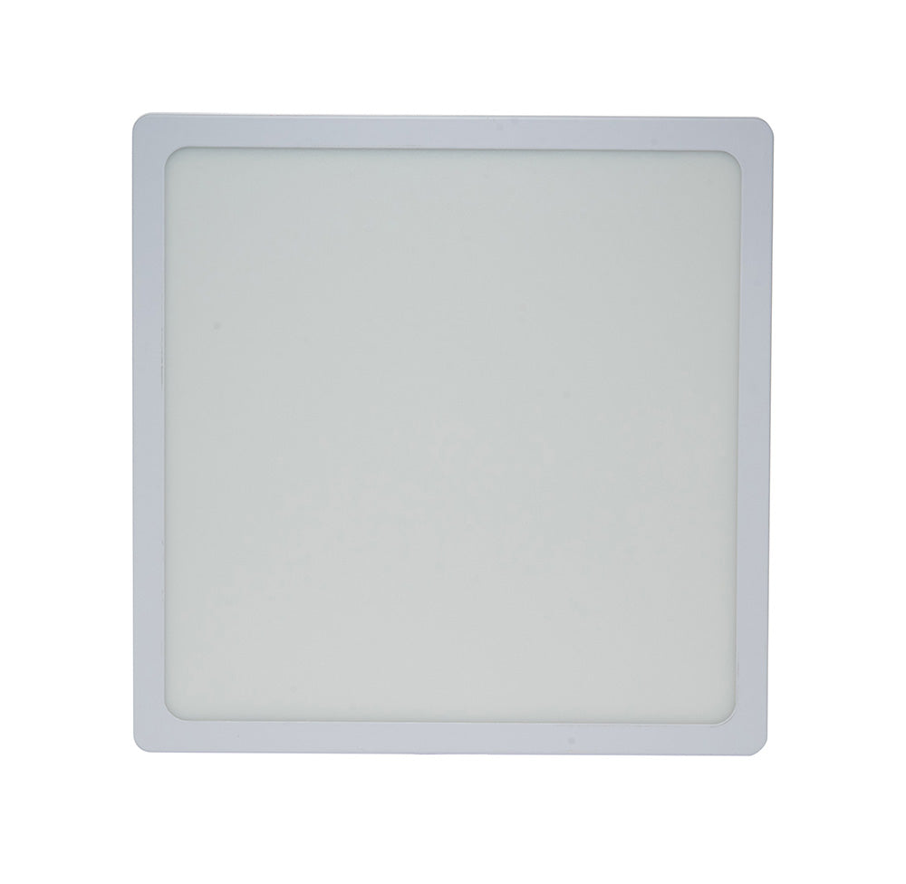 PANEL LED CUADRADO 24W PARA SOBREPONER LUZ CÁLIDA 3000K IP20