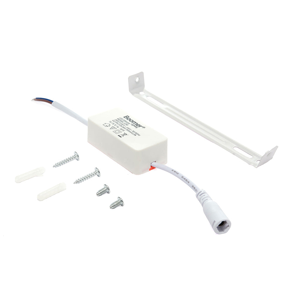 LÁMPARA PANEL LED CUADRADO PARA SOBREPONER, 12W, LUZ FRÍA