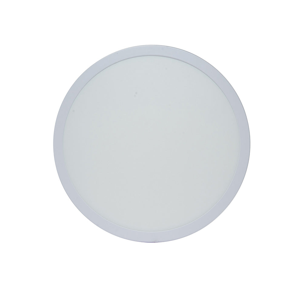 LÁMPARA PANEL LED REDONDO PARA SOBREPONER, 24W, LUZ FRÍA
