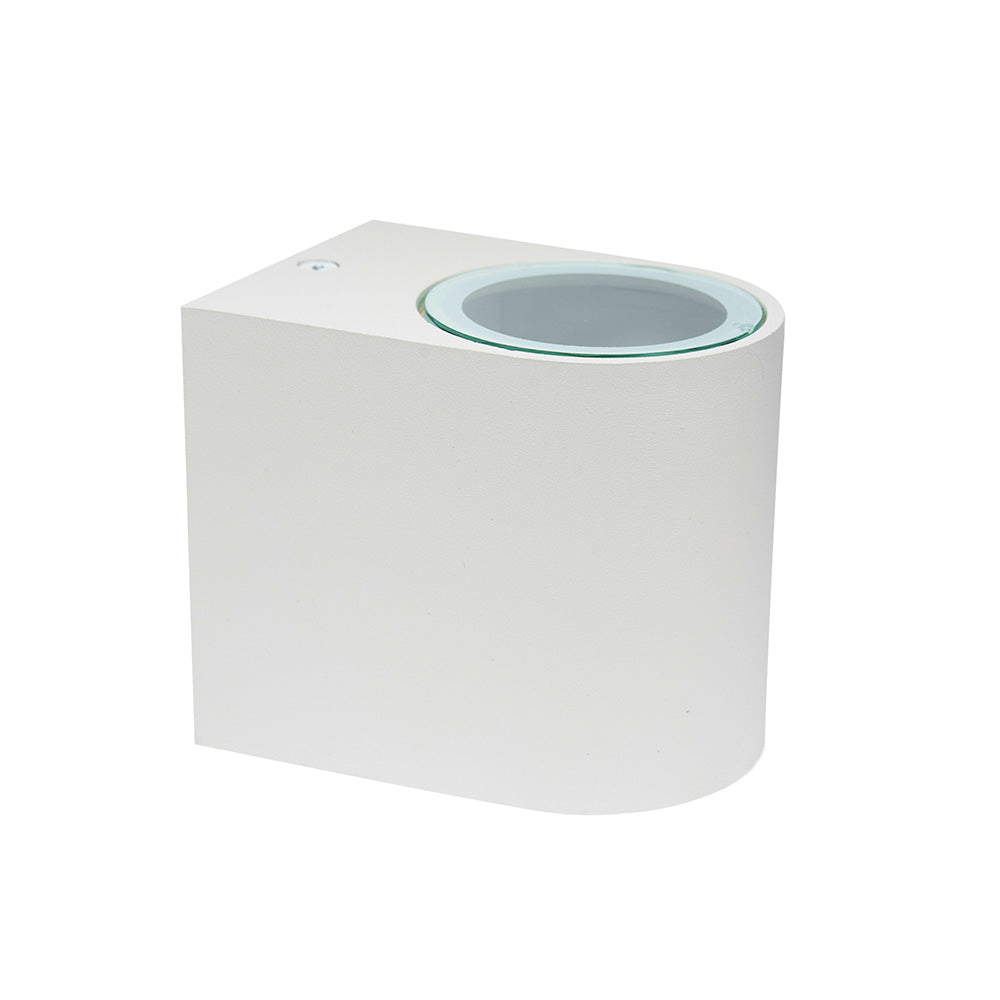 LÁMPARA ARBOTANTE PARA PARED S BLANCO, BASE GU10, 6.5W, EXT