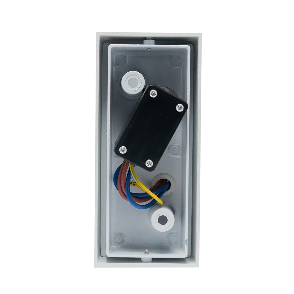 LÁMPARA ARBOTANTE PARA PARED SS BLANCO, BASE GU10, 13W, EXT