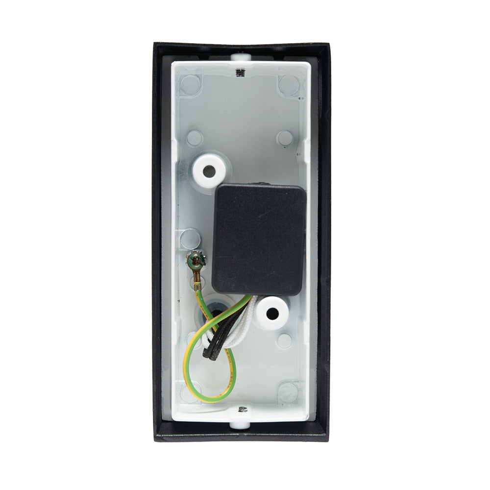 LÁMPARA ARBOTANTE R2 NEGRO, BASE GU10, 13 W, EXTERIOR