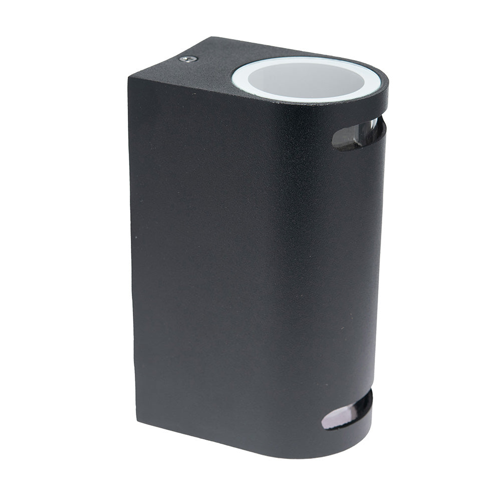 LÁMPARA ARBOTANTE R2 NEGRO, BASE GU10, 13 W, EXTERIOR