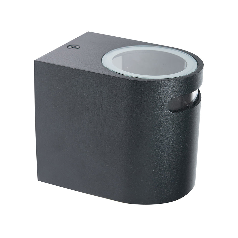 LÁMPARA ARBOTANTE R NEGRO , BASE GU10, 6.5 W, EXTERIOR