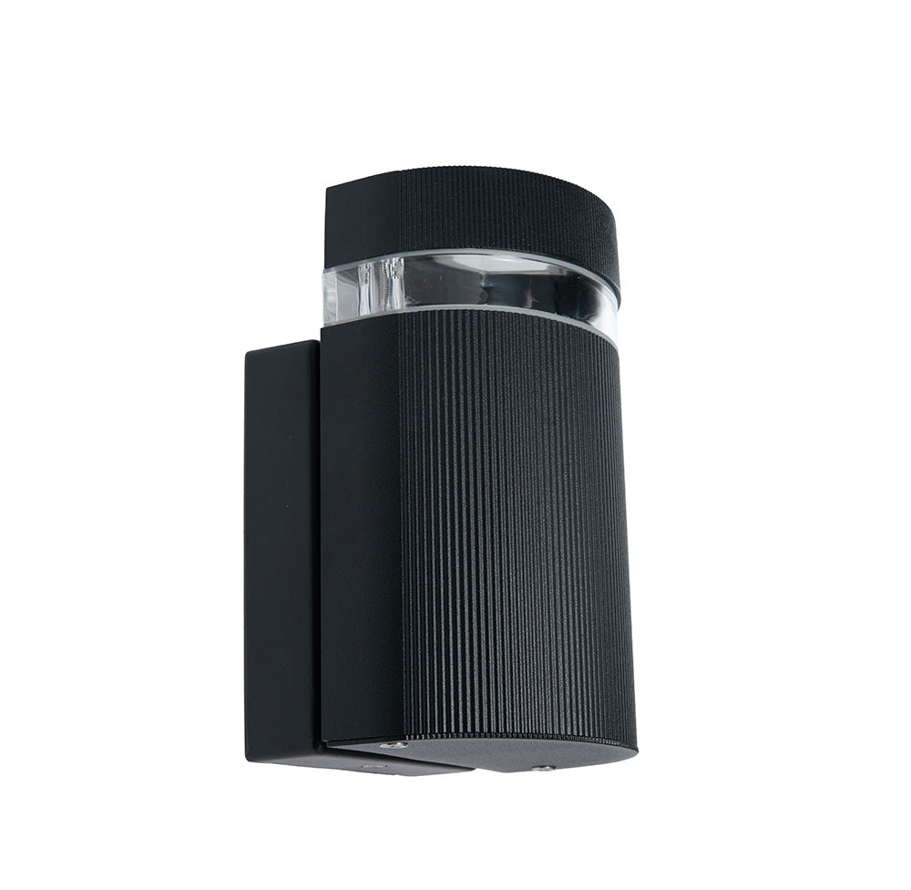 LÁMPARA ARBOTANTE W NEGRO , BASE GU10, 6.5 W, EXTERIOR