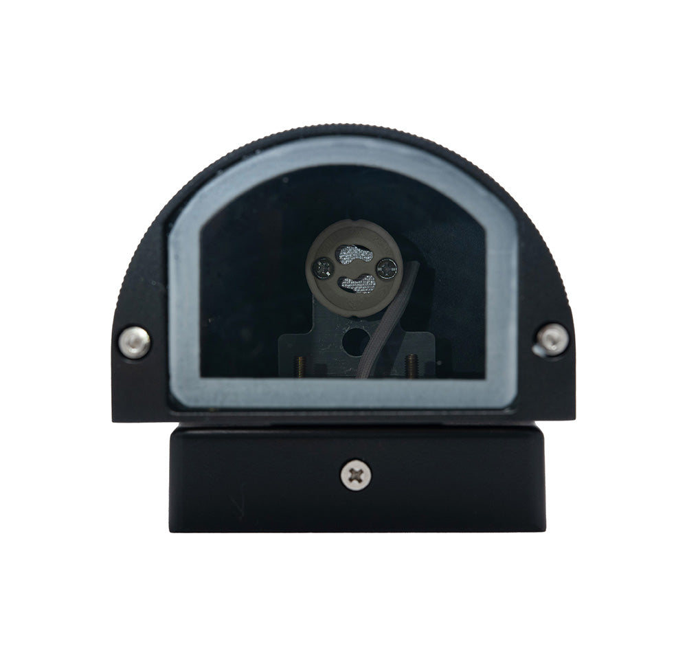LÁMPARA ARBOTANTE W NEGRO , BASE GU10, 6.5 W, EXTERIOR