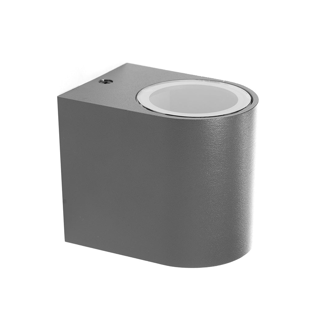 LÁMPARA ARBOTANTE S GRIS, BASE GU10, 6.5 W, EXTERIOR
