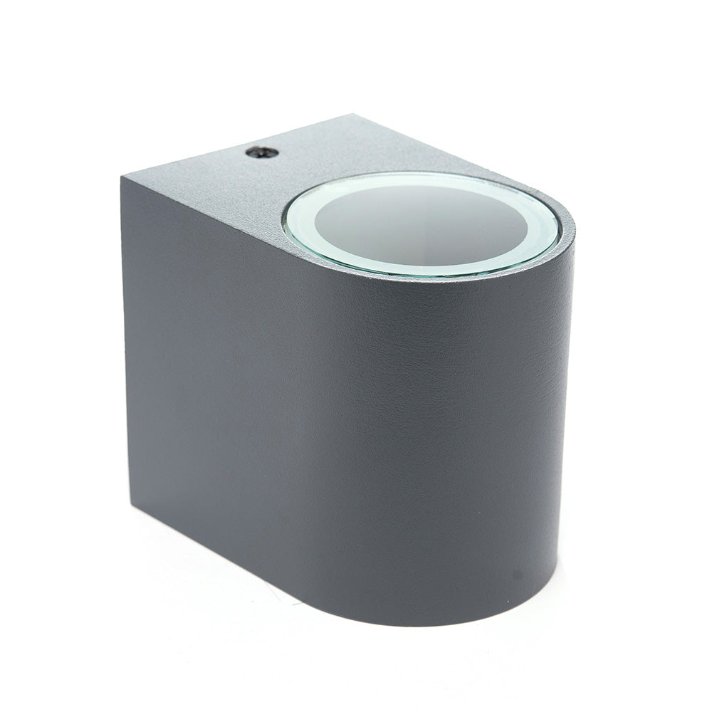 LÁMPARA ARBOTANTE S GRIS, BASE GU10, 6.5 W, EXTERIOR