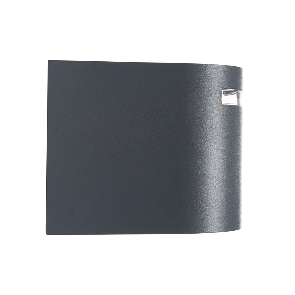 LÁMPARA ARBOTANTE R GRIS , BASE GU10, 6.5 W, EXTERIOR