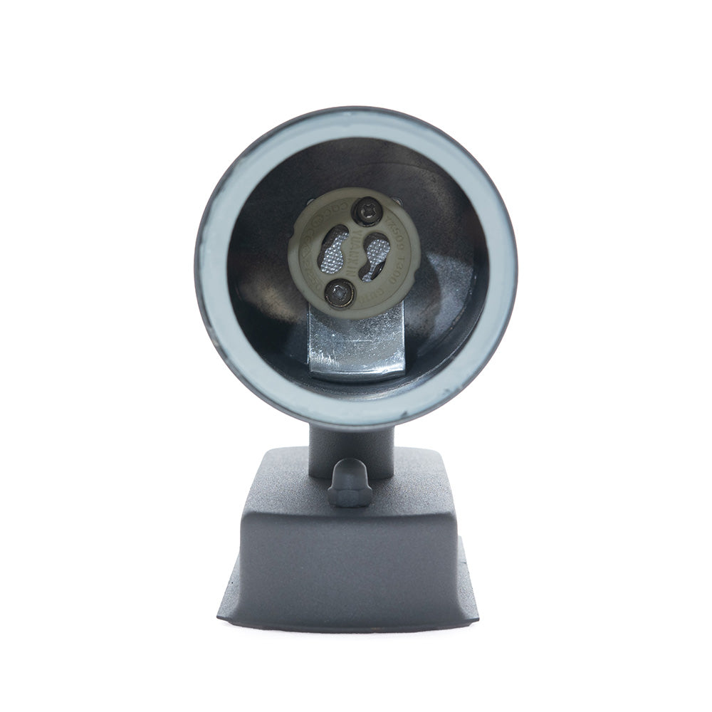 LÁMPARA ARBOTANTE VISION GRIS, BASE GU10, 6.5 W, EXTERIOR