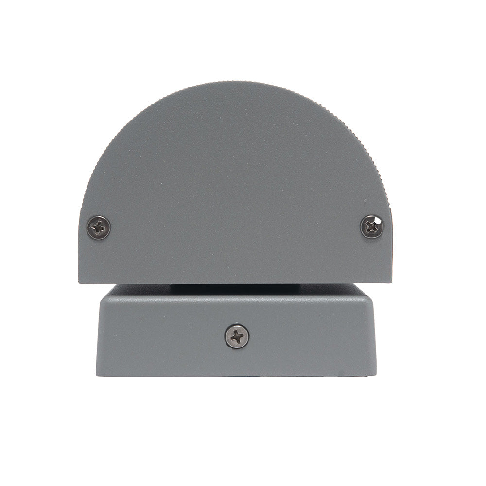LÁMPARA ARBOTANTE W GRIS, BASE GU10, 6.5 W, EXTERIOR