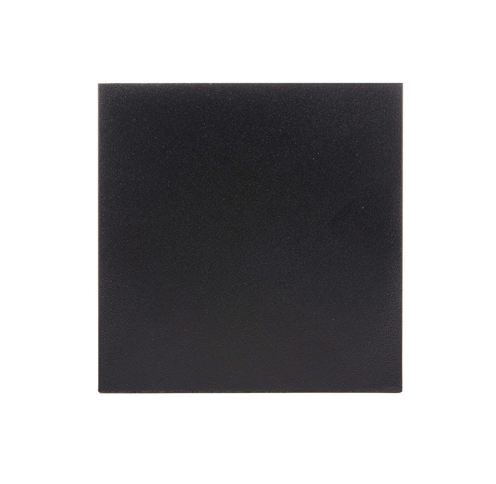 LÁMPARA ARBOTANTE BOX 3D NEGRO, 6W, LUZ CÁLIDA, EXTERIOR