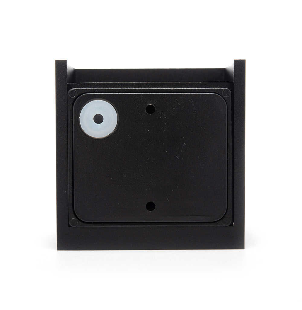 ARBOTANTE LED EXTERIOR BOX 3D NEGRO DE 6W LUZ CÁLIDA