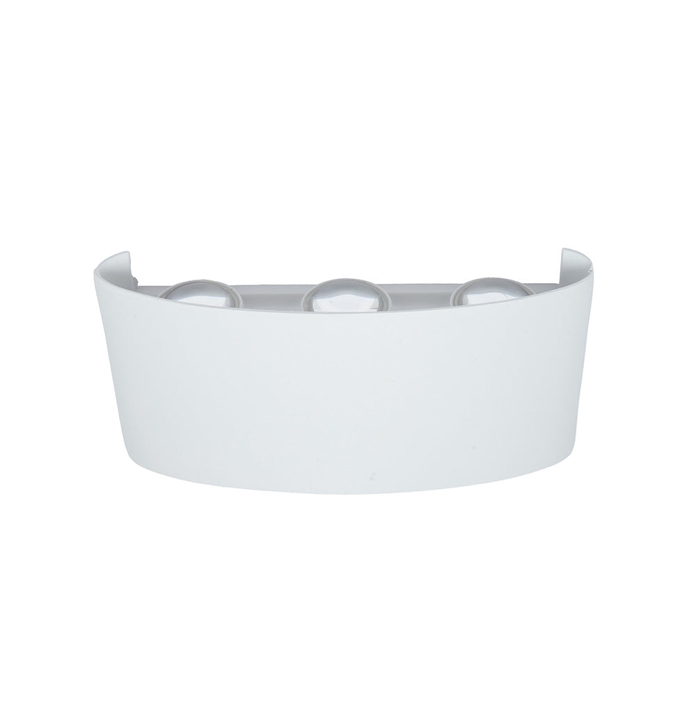 LÁMPARA ARBOTANTE 3 LIGHT BLANCO, 6W, LUZ CÁLIDA, EXTERIOR