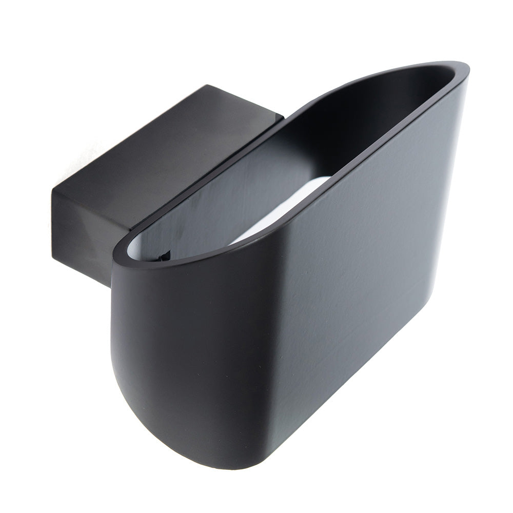 LÁMPARA ARBOTANTE BOX NEGRO, 3W, LUZ CÁLIDA, INTERIOR