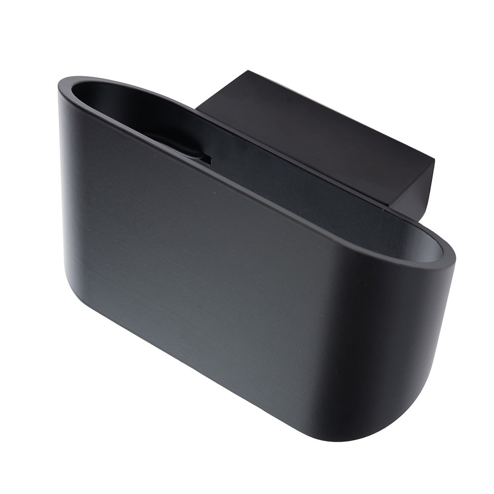 LÁMPARA ARBOTANTE BOX NEGRO, 3W, LUZ CÁLIDA, INTERIOR
