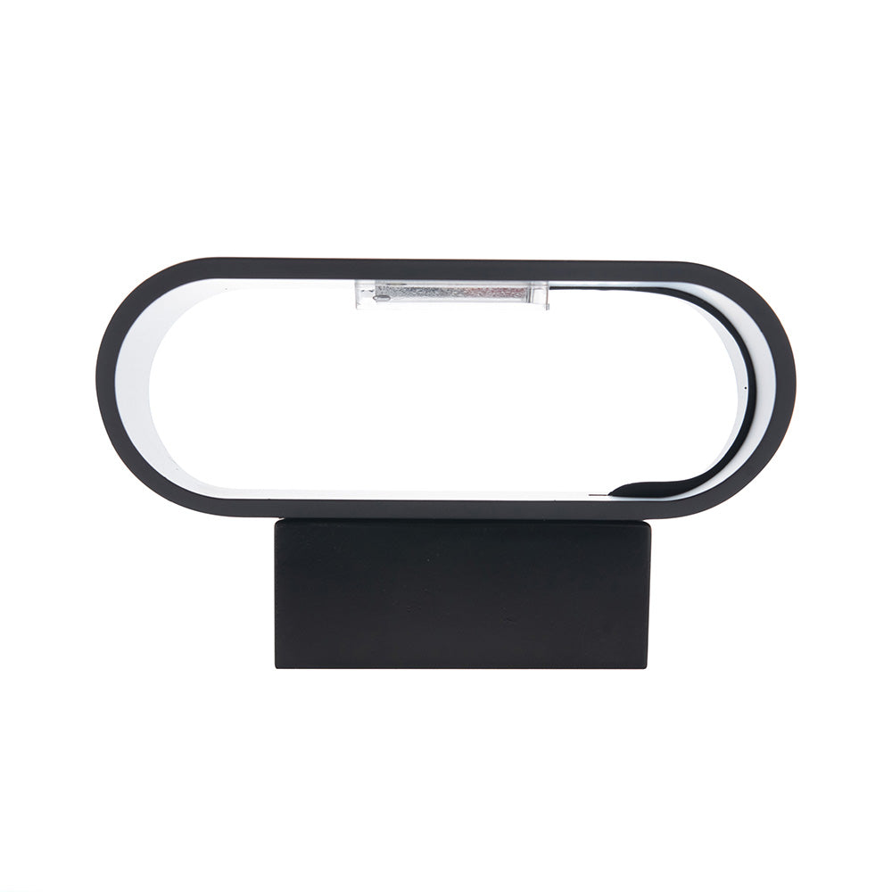LÁMPARA ARBOTANTE BOX NEGRO, 3W, LUZ CÁLIDA, INTERIOR