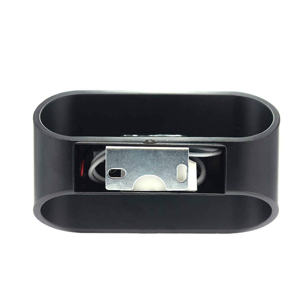LÁMPARA ARBOTANTE BOX NEGRO, 3W, LUZ CÁLIDA, INTERIOR